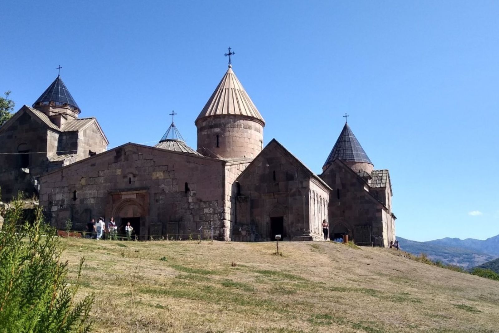Klosterbau in Armenien