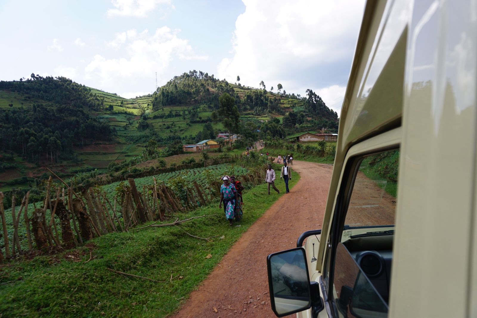 Auf dem Weg in den Bwindi NP in Uganda