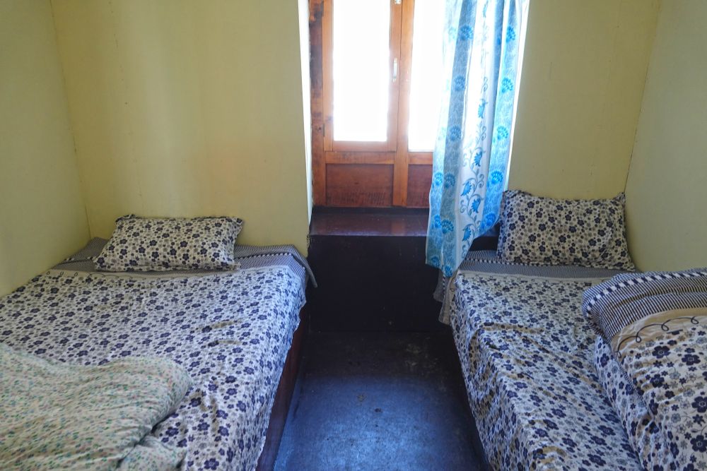 Doppelzimmer in einer Himalaya-Lodge
