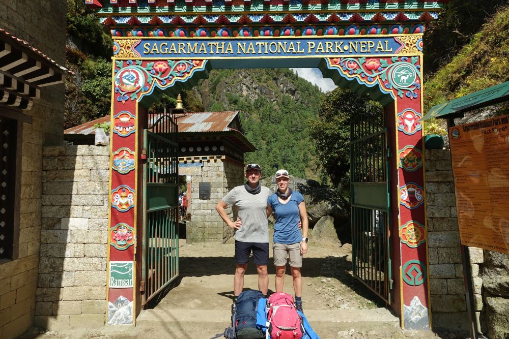 Eingang zum Sagarmatha-Nationalpark (UNESCO-Weltnaturerbe)