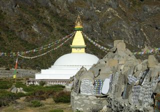 Stupa bei Thame auf ca. 3800 m Höhe