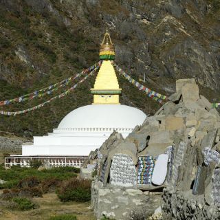 Stupa bei Thame auf ca. 3800 m Höhe