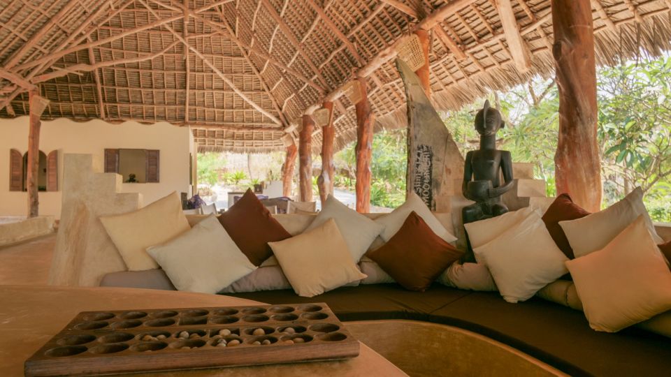 Die Lounge des Zanzibar Pearl ist ein beliebter Treffpunkt