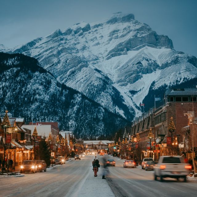Banff Avenue im Winter; Cochrane