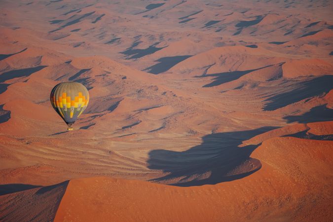 Ballonfahren über der Namib © Diamir