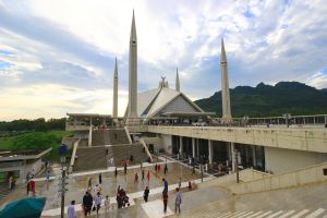 Die Faisal Moschee in Islamabad