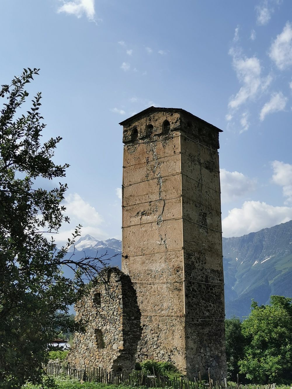 Alter swanischer Wehrturm