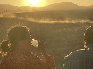 Sundowner in Namibia