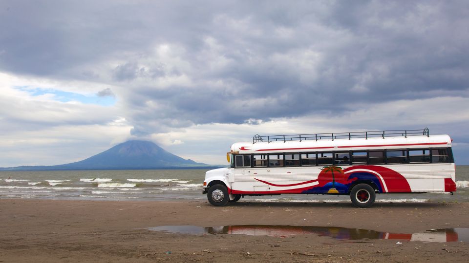 Am Nicaraguasee: Blick auf den Vulkan Concepcion auf der Insel Ometepe