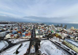 Reykjavik von oben