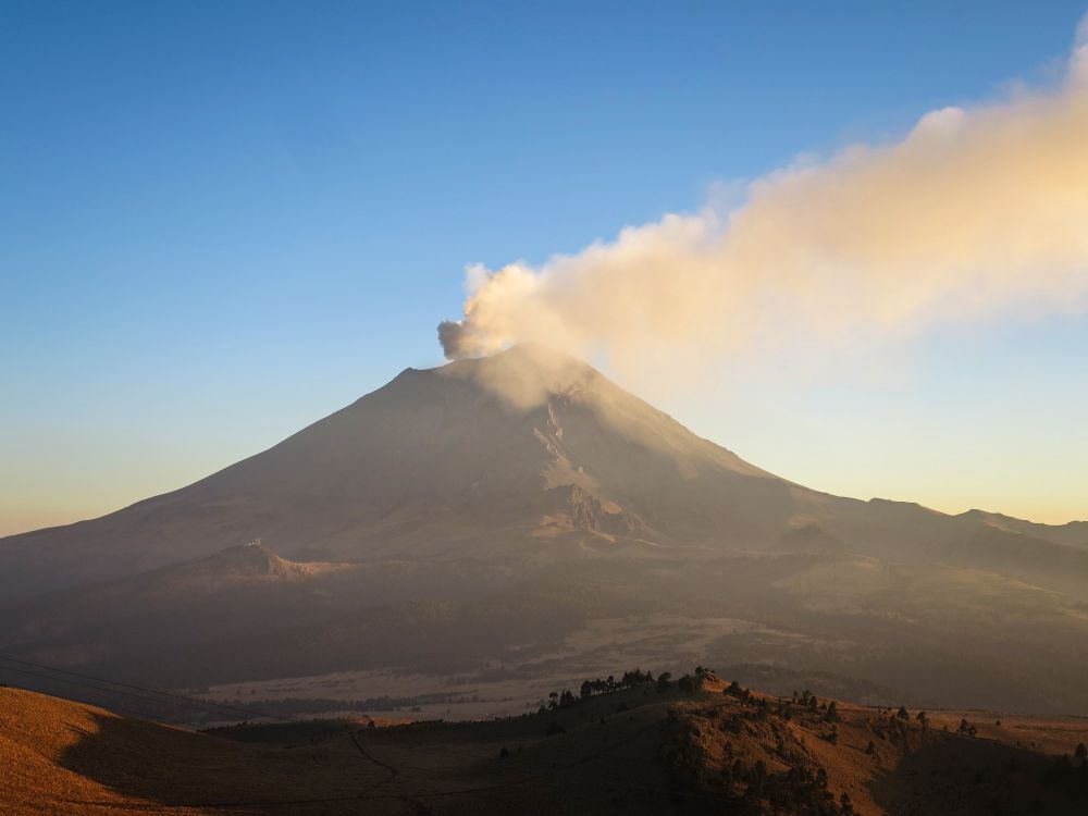 Aktiver Vulkan Popcatepetl