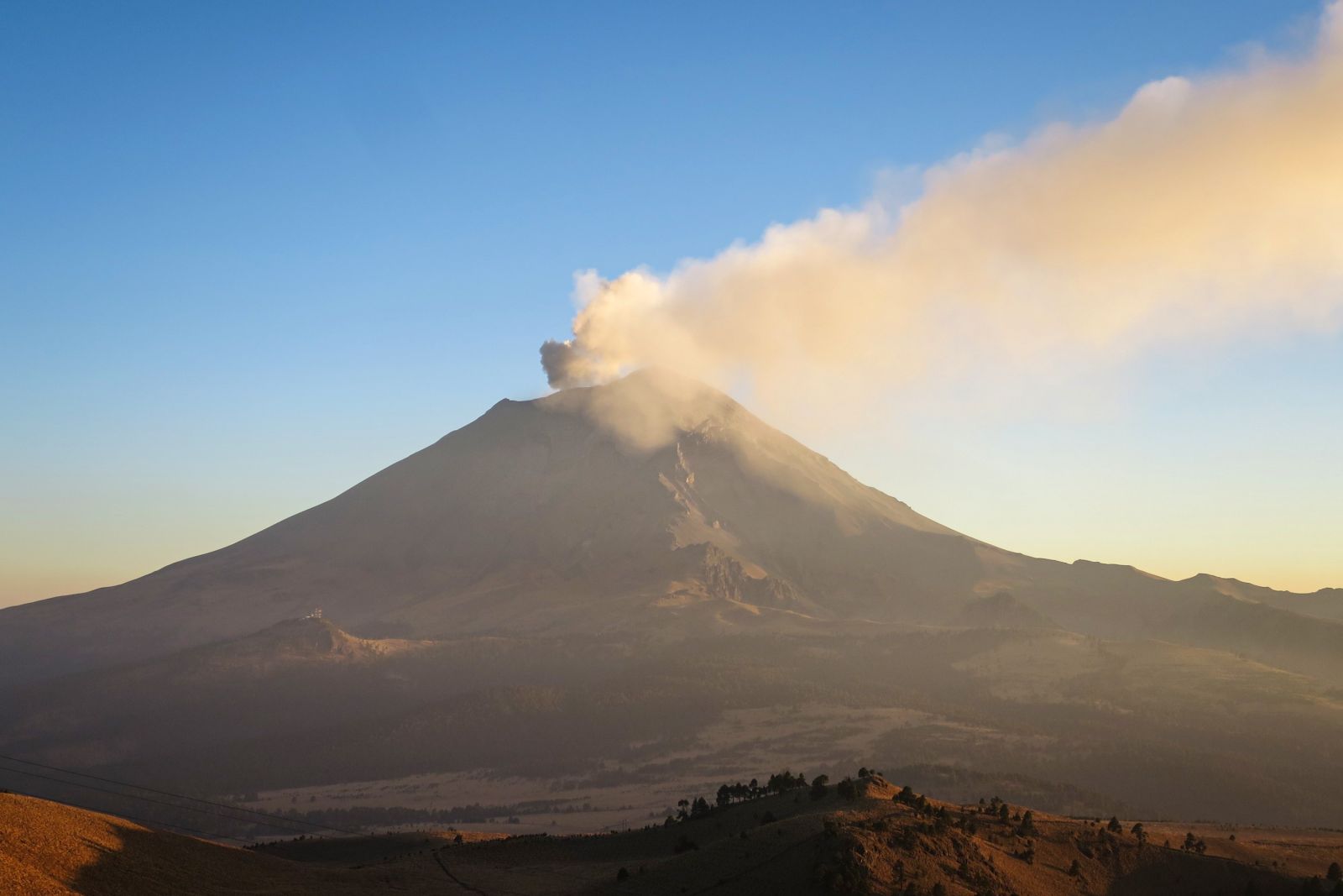 Aktiver Vulkan Popcatepetl