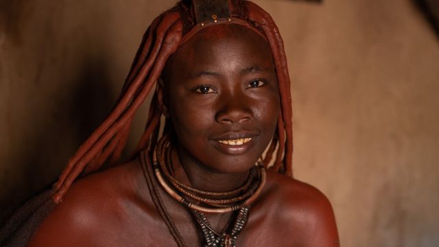 freundliche Himba