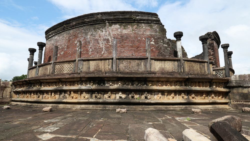 Antike Ruinenstadt in Polonnaruwa