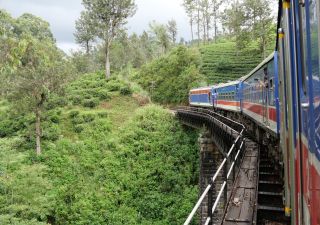 Spektakuläre Zugfahrt von Nuwara Eliya nach Bandarawela