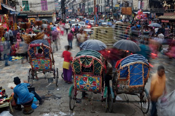 Straßenszene in Kathmandu © Diamir