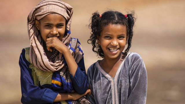Kinder auf Sokotra