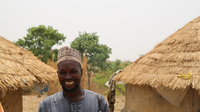 Bewohner des Fulani-Dorfs