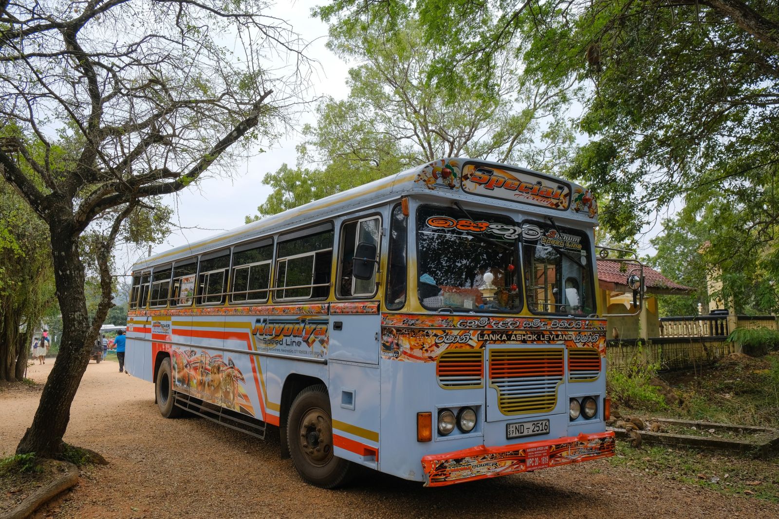 Öffentlicher Bus in Sri Lanka