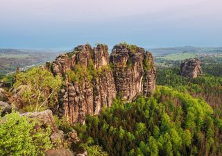 Die Schrammsteine in der Sächsischen Schweiz