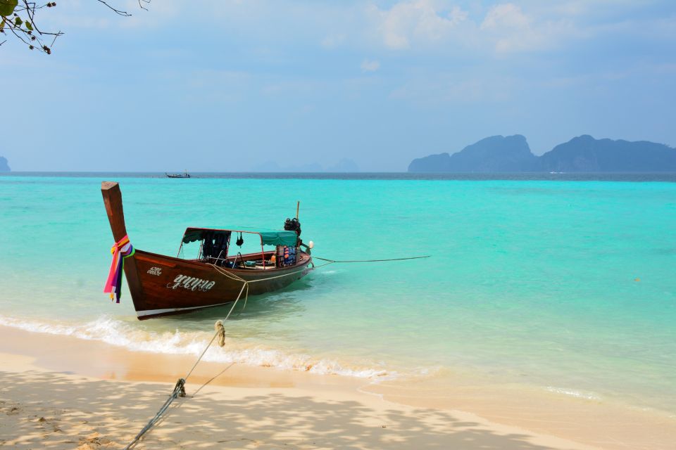 Boot am Strand in Thailand