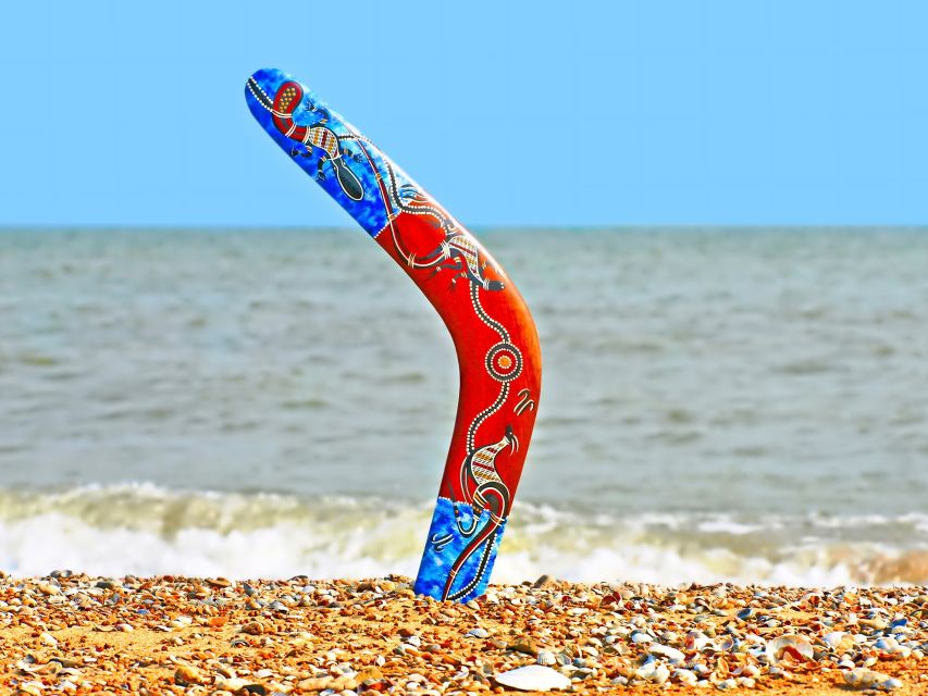 Bumerang am Strand