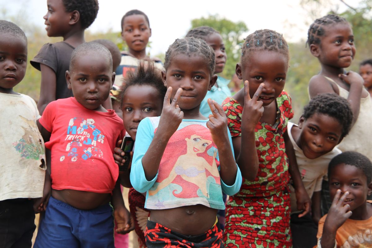 Kinder in Nordsambia