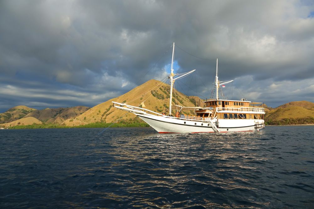 Unser Schiff im Inselreich um Komodo
