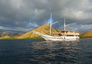 Unser Schiff im Inselreich um Komodo
