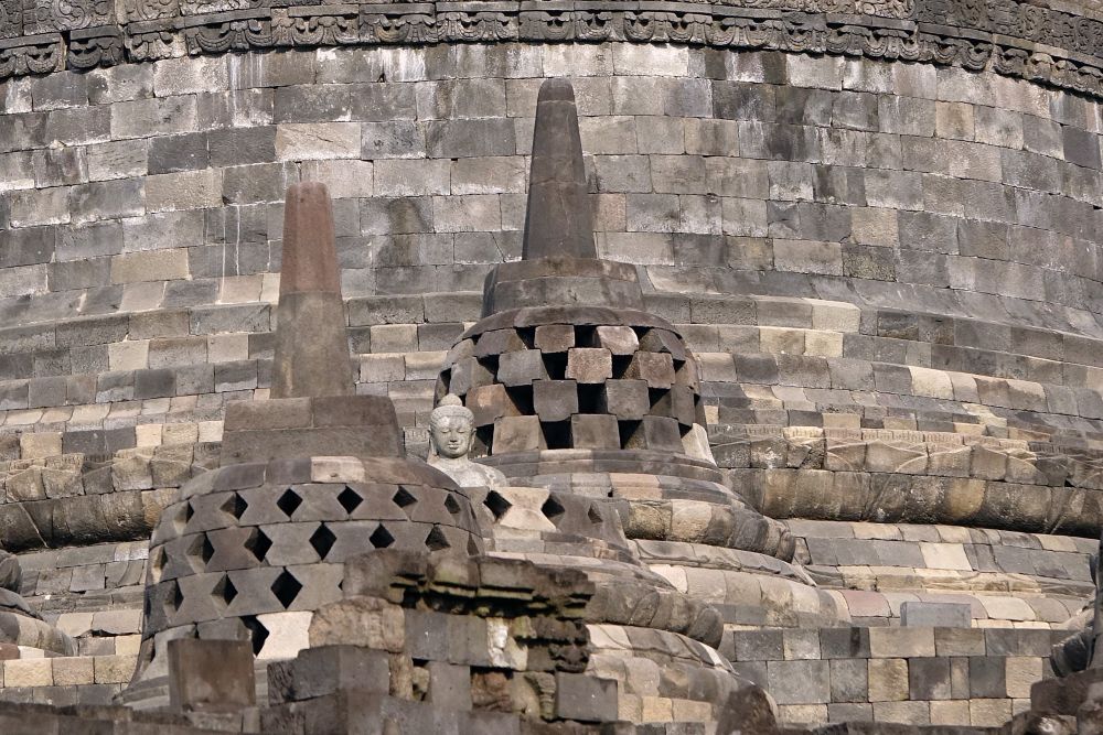 Detail in Borobudur