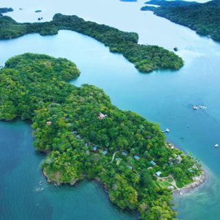 Luftaufnahme der Isla Chiquita