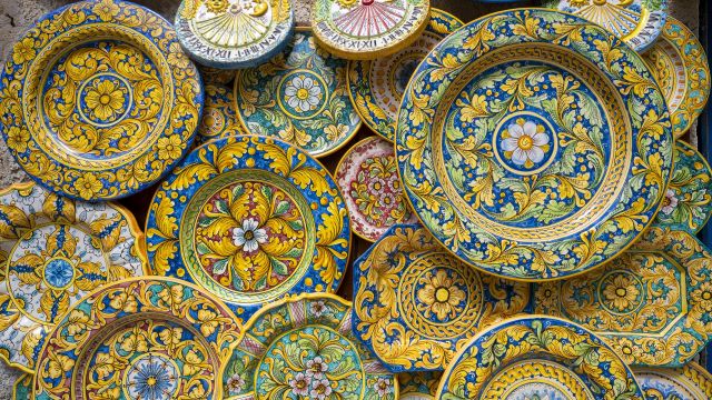 typisch-sizilianische Keramik