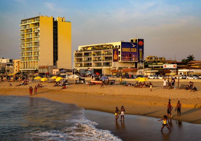 Strandleben in Luanda