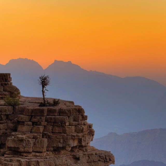 Sonnenuntergang im Jebel Akhdar