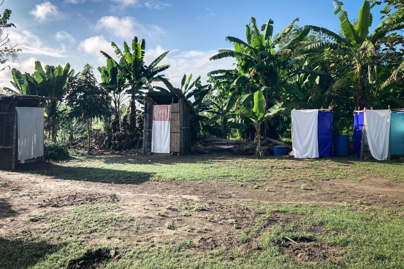 Toilette und Dusche in Papua-Neuguinea