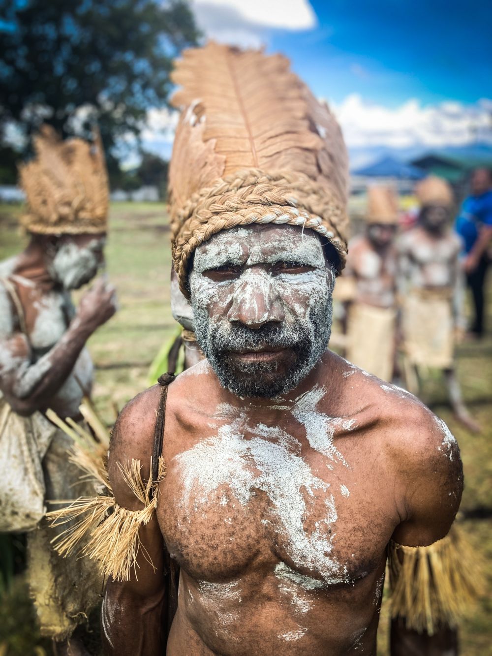 Goroka-Stammesmitglied in Papua-Neuguinea