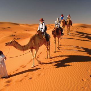 Kamel-Trekking im Oman