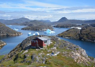 Sommerhaus mit Gletscherblick