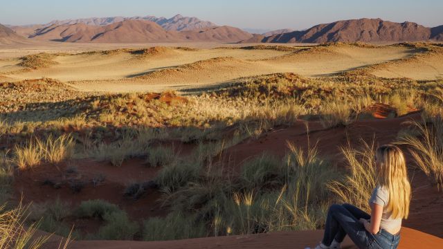 Unendliche Weiten in der Namib-Wüste