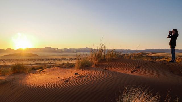 Wüstenlandschaft in der Namib