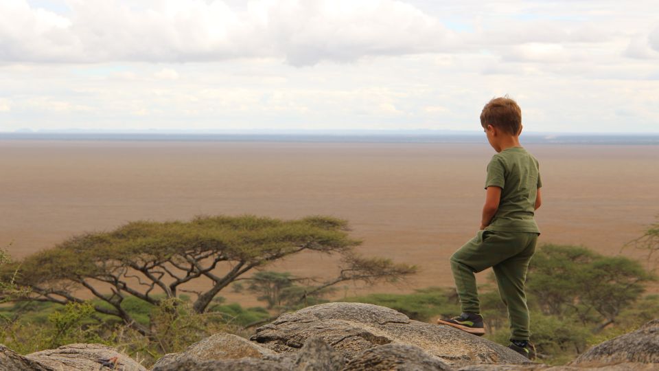 Weiter Blick über die Serengeti