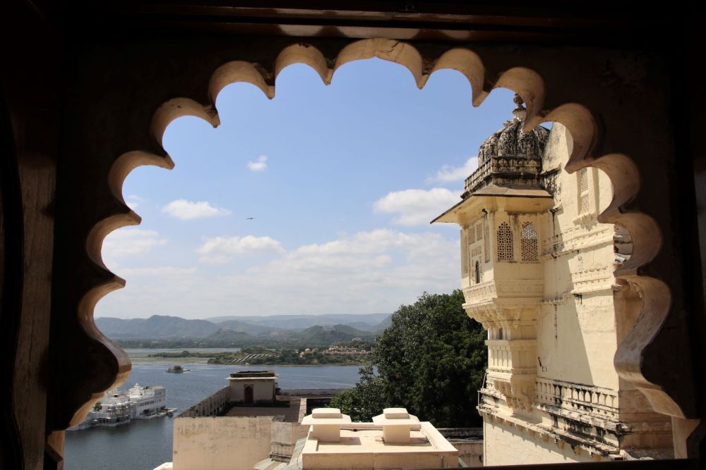 Stadt-Palast in Udaipur bei Tag