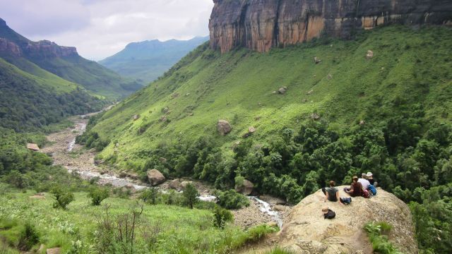 Aussicht in Drakensberge
