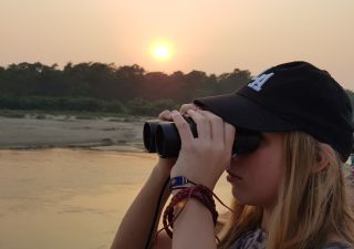 Sonnenuntergang Chitwan NP