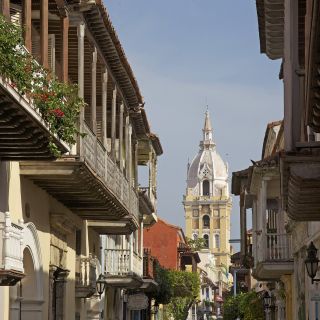 Koloniales Zentrum von Cartagena im Norden Kolumbiens