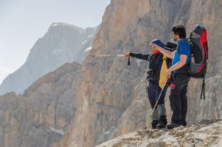 Zwei Bergsteiger im zentralen Taurusgebirge, Aladaglar