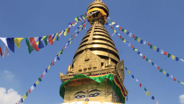Swoyambhunath Stupa in Kathmandu