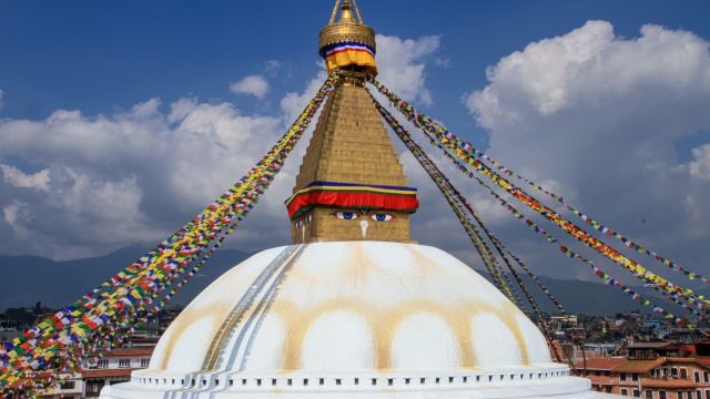 Boudhanath - die größte Stupa im Kathmandutal