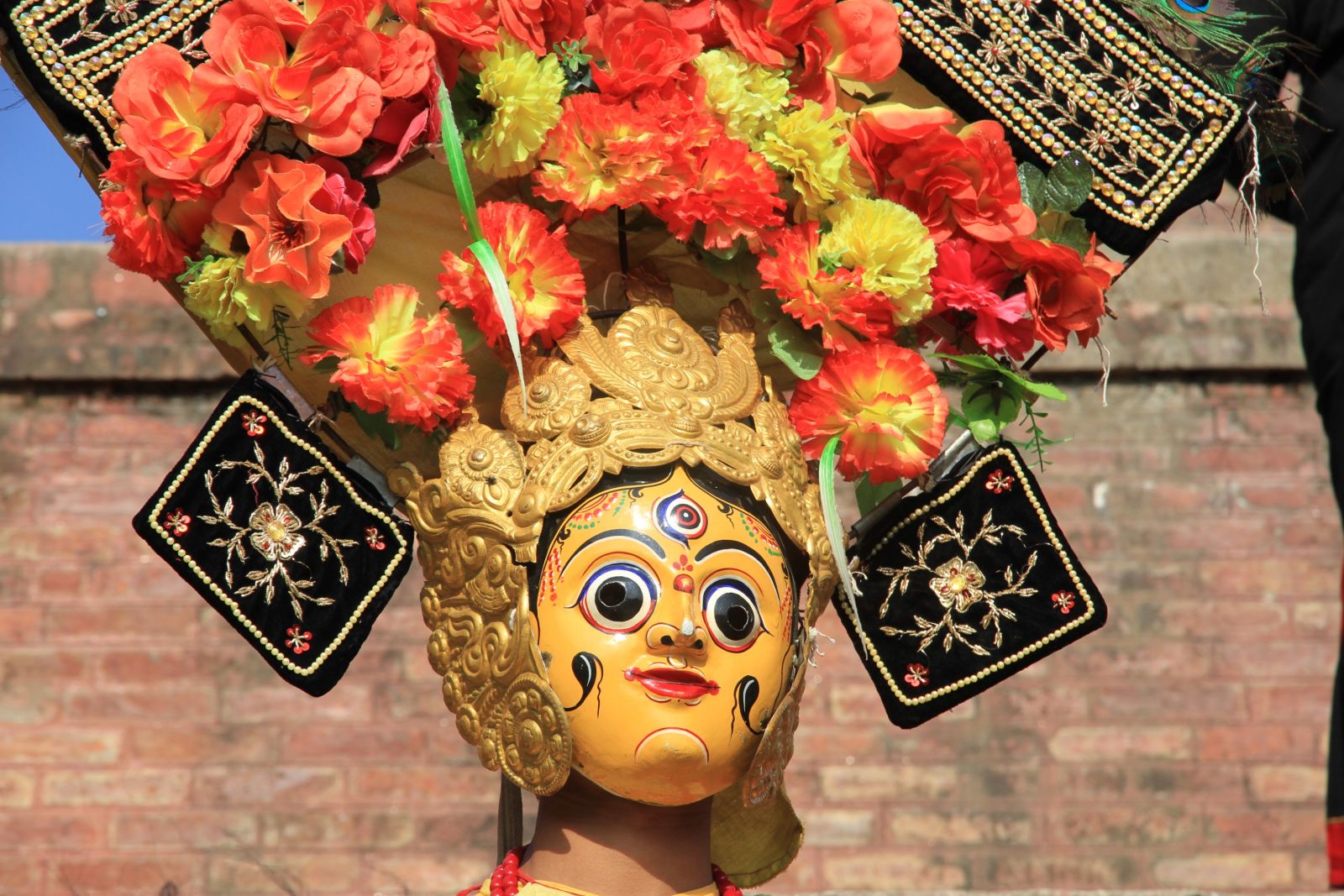 Traditioneller Maskentanz in Bhaktapur