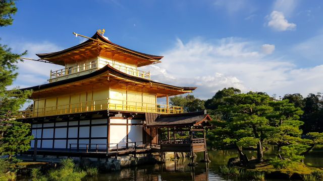 Goldener Pavillion des Kinkakuji-Tempels in Kyoto